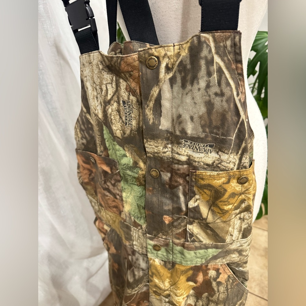 Cabela’s Advantage Timber Camo Hunting‎ Bib Overalls Men’s M Regular - Picture 2 of 6